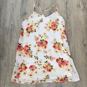 Floral spaghetti strap dress